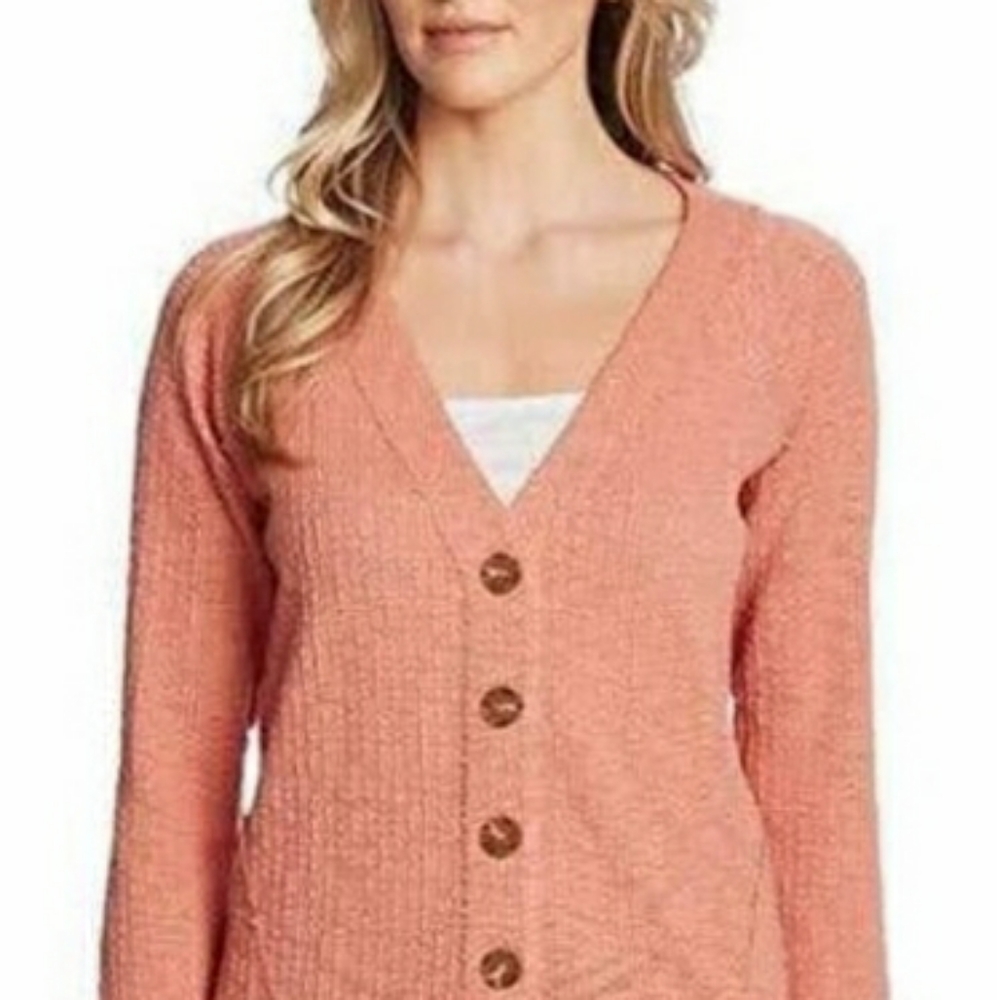 Vince Camuto Peach Cardigan